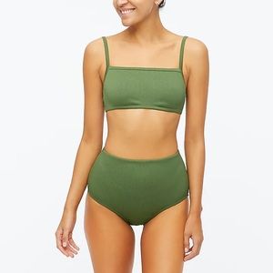 NWT J. Crew Ribbed Bikini Set Medium